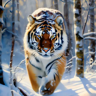 Тигр В Снегу — стоковые фотографии и другие картинки Уссурийский тигр -  Уссурийский тигр, Снег, Тигр - iStock