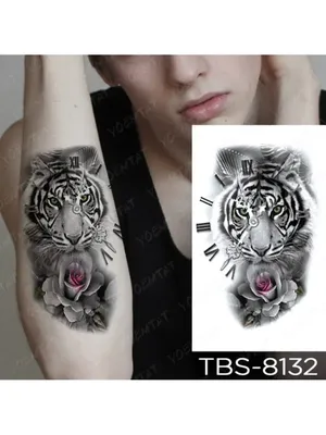 Тату тигр на руке для девушек: стильный и символичный выбор - tattopic.ru