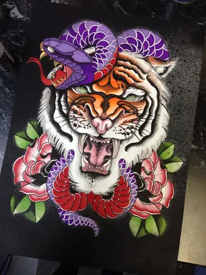 Татуировка тигр | Cool Tattoo