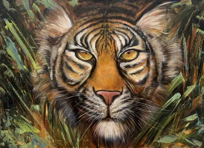 Тигр в джунглях — ВеснаАрт