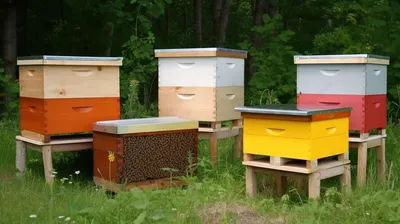 все пчелиные ульи отображаются разными цветами и разными, разные виды ульев  с изображением фон картинки и Фото для бесплатной загрузки