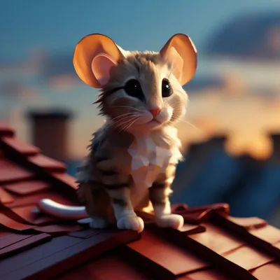 Тише мыши, кот на крыше» — создано в Шедевруме