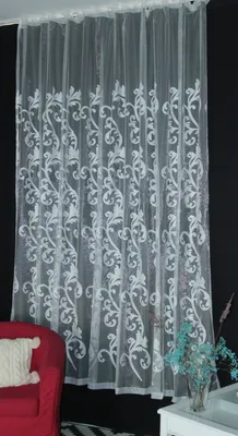 Тюль Салон штор UNERA с вышивкой цветы, молочная, Полиэстер, 260х200 см -  купить в интернет-магазине OZON с доставкой по России (1248931217)