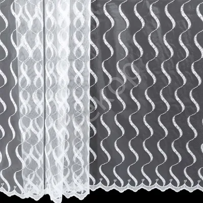 Тюль сетка с вышивкой готовая на ленте 4м на 250 арт.2 (ID#183736278),  цена: 75 руб., купить на Deal.by