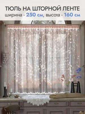 I-linen Тюль в гостиную спальню 400х260