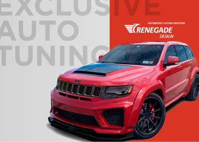 Тюнинг-комплект «TYRANNOS» v.3 JEEP GRAND CHEROKEE WK2 (SRT/ Trackhawk) -  MLX-STUDIO Автомобильный Стайлинг и Тюнинг!