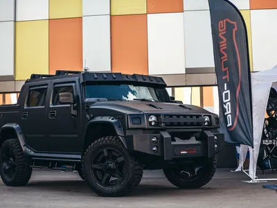 Купить б/у Hummer H2 I 6.0 AT (325 л.с.) 4WD бензин автомат в Астрахани:  чёрный Хаммер н2 I внедорожник 5-дверный 2004 года на Авто.ру ID 1089317154