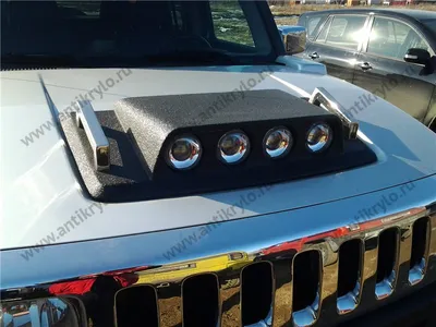 Hummer H2, установка линз Bi-led Diliht Tendel + ходовые огни в  Санкт-Петербурге