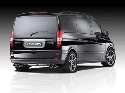 Mercedes-Benz Viano Minivan Powered Up, Courtesy of KTW Tuning | Carscoops