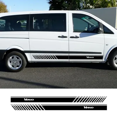 2Pcs/Lot Car Stickers For Mercedes Benz Vito V Class W447 Viano W639 Camper  Van DIY Graphics Vinyl Decals Tuning Accessories - AliExpress