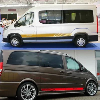 Передняя альтернативная оптика для Mercedes-Benz Viano/VIto (w639)  2003-2014 (JUNYAN, pw-mb-viano) | Auto-Tuning.in.ua