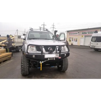 Pad on the front board body for Nissan Navara 2005-2015. Tuning protection  boot from chipping pickup 4 on 4 ABS plastic