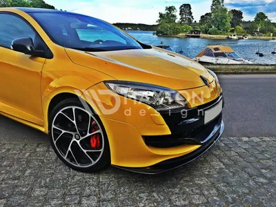 Сплиттер Renault Megane 3 RS (10-15) тюнинг обвес губа юбка элерон (V2)  (ID#1705020631), цена: 8960 ₴, купить на Prom.ua