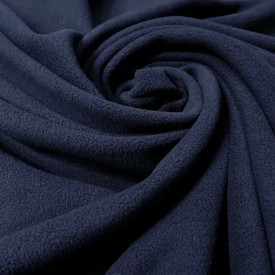 Двусторонний флис SHELYS FLEECE 240 DOUBLE NAVY PEONY купить ткань оптом  недорого — LERTEX GROUP