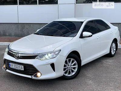 Картинка Тойота Camry 2014 CIS-spec белые Сверху машина 1920x1200