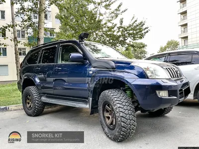 UA Tuning Защита передняя Toyota Land Cruiser Prado 120 (труба двойная d  60/70) - Купить автомобильные обвесы UA Tuning | Магазин автоаксессуаров  Top-Avto