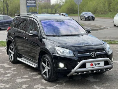Защита передняя нижняя (двойная) 60,3/42,4 мм Toyota Rav 4 (длинная база)  (2010-2012) № TOYRAVLONG10-01 - купить по лучшей цене на mirdopov.ru