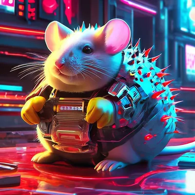 Толстая мышь» — создано в Шедевруме