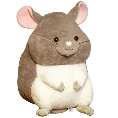 Милая мягкая Толстая мышь Тоторо, плюшевая игрушка, плюшевое животное,  девочка, рождественский подарок, игрушки для детей, домашний декор |  AliExpress