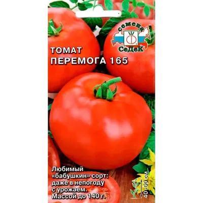Томат Перемога Червона - купити насіння овочів з доставкою по Україні в  магазині Добродар