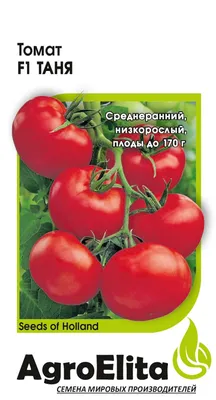 ✓ Семена Томат Таня F1, 5шт, AgroElita, Seminis по цене 0 руб. ◈ Большой  выбор ◈ Купить по всей России ✓ Интернет-магазин Гавриш ☎ 8-495-902-77-18