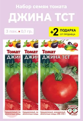 Томат Джина ТСТ 0,1 г ХИТ купить недорого в интернет-магазине товаров для  сада Бауцентр