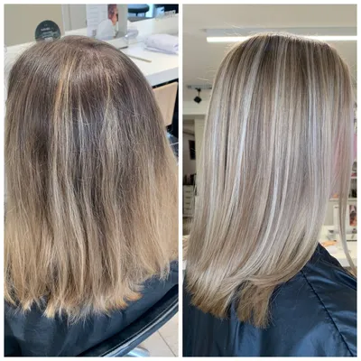 Тонирование светлых волос фото до и после 82 фото