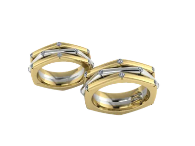 Обручальные кольца серебряные с позолотой классические тонкие парные  3001поз-3 пара — цена 1520 грн в каталоге Кольца ✓ Купить женские вещи по  доступной цене на Шафе | Украина #130971062