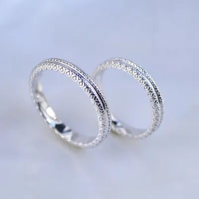 Тонкие 2 мм тибетские серебряные обручальные кольца с микрозакрепкой  фианитами кристаллы штабелируемые кольца модные ювелирные изделия Модные  для женщин | AliExpress