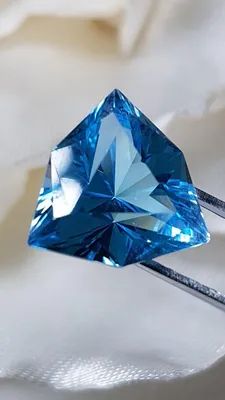 Натуральный Топаз Swiss Blue 7.24Ct. 12,8х12,8х8 mm (ID#1318883186), цена:  5300 ₴, купить на Prom.ua