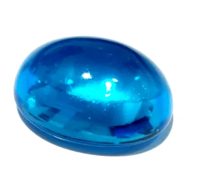 Topaz Swiss Blue fasetowany okrągły fi 6 mm