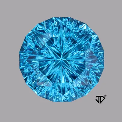 Swiss Blue Topaz Starbrite™ Cut 8.23 carats | John Dyer Gems