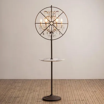 Торшер со столиком Gyro Crystal Floor Lamp With Tray, Timothy Oulton | Home  Concept