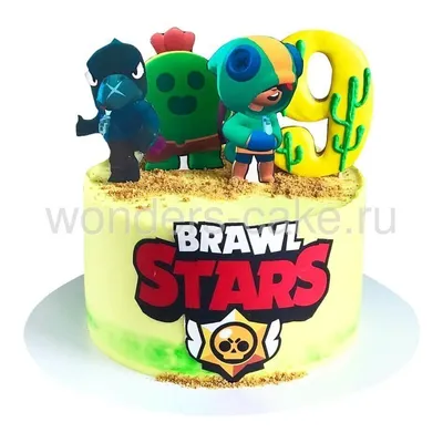 Торт Brawl Stars | Торт, Тематические торты, Торт на выпускной