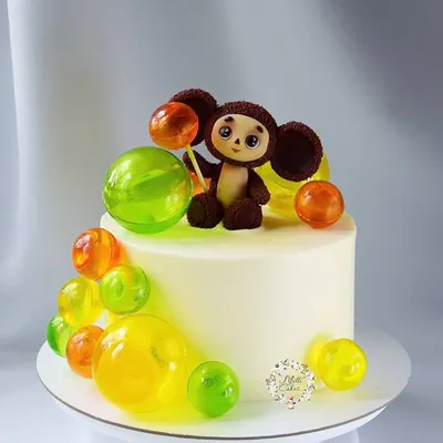 Чебурашка | Cake, Birthday cake, Desserts