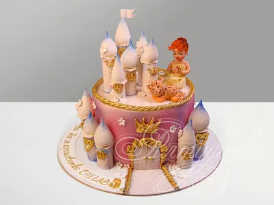 Торт с короной и волшебной палочкой, для маленькой принцессы!!! • • • • По  вопросам стоимости и заказу, пишите в во… | Торт, Торт на день рождения,  Торт для девочки
