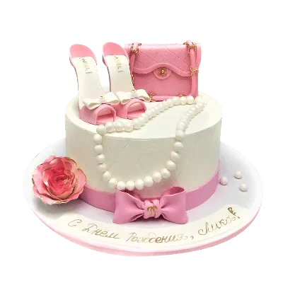 Купить розовый торт на годик девочке за 2 990 ₽ за 1 кг в Москве – фото и  начинки, доставка, покрытие