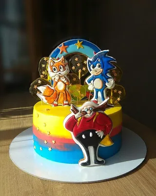 Соник, ёж Соник, торт еж соник | Sonic birthday cake, Sonic party, Sonic  birthday