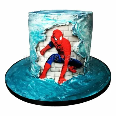 Торт Человек паук на 9 лет | Караваево