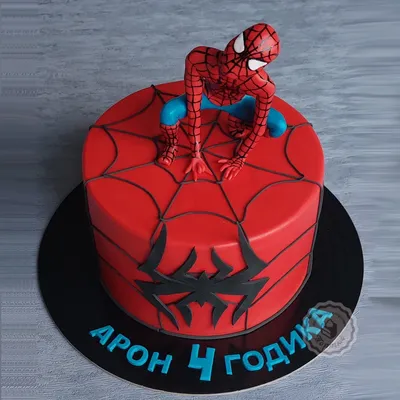 Торт Человек-паук (T8776) на заказ по цене от 1050 руб./кг в кондитерской  Wonders в Москве