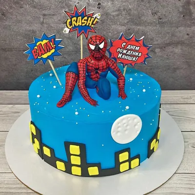 Торты и фигурки из сладкой мастики на торт на заказ - Спайдермен он же человек  паук из мастики на заказ | Facebook