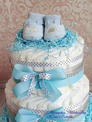 Купить торт из памперсов Baby Sailor для новорожденного мальчика
