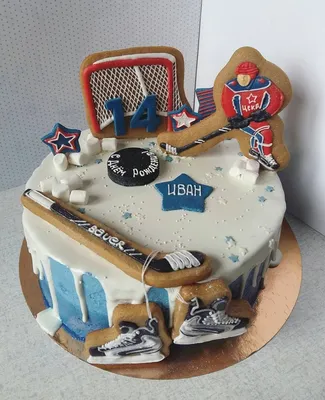 Торт хоккей на заказ - более 50 идей!