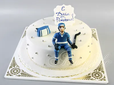 Торт хоккей с кубком (44) - купить на заказ с фото в Москве