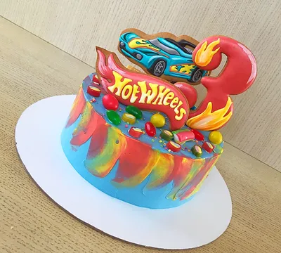 Хот Вилс!!! И тортик «колибри» | Hot weels торт, Торт на день рождения, Торт  для ребёнка