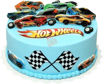 торты 2 | Hot weels торт, Торты на третий день рождения, Автомобили дни  рождения