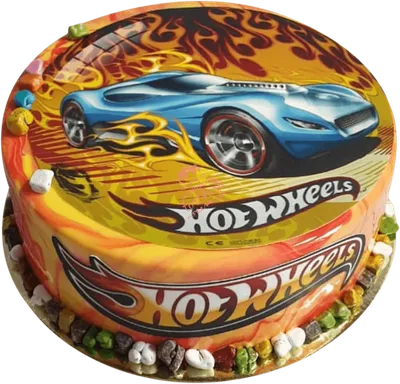 Торт Хот Вилс | Заказать торт ребенку с Hot Wheels с доставкой
