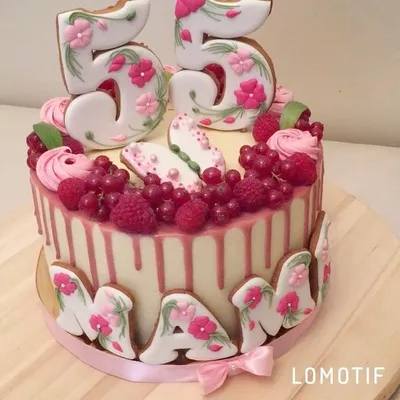 Торт для мамы с цветами - 82 фото