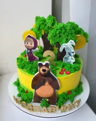 Бенто торт Маша и медведь