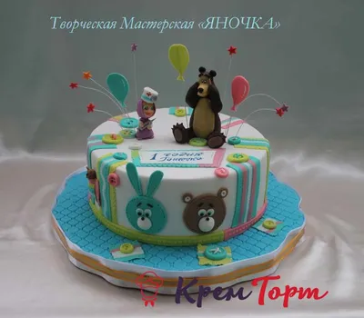 Торт «Маша и медведь» из крекеров, рецепт с фото и видео — Вкусо.ру